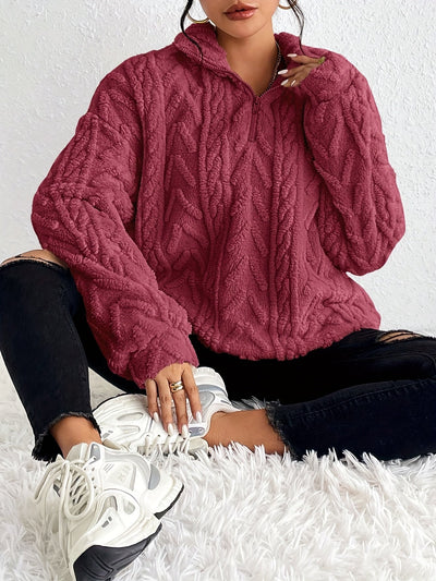 Millie™ | Pull Tricot Demi-Zip
