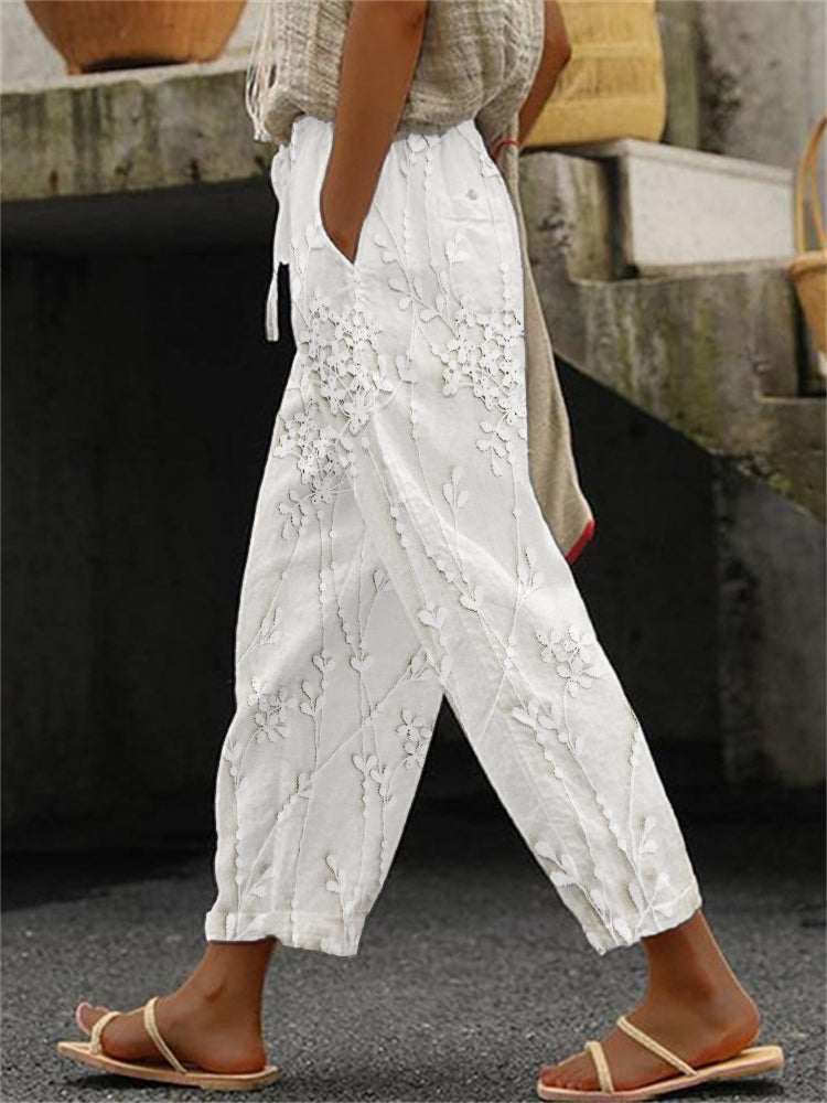 Aviora™ | Pantalon Imprimé Vigne