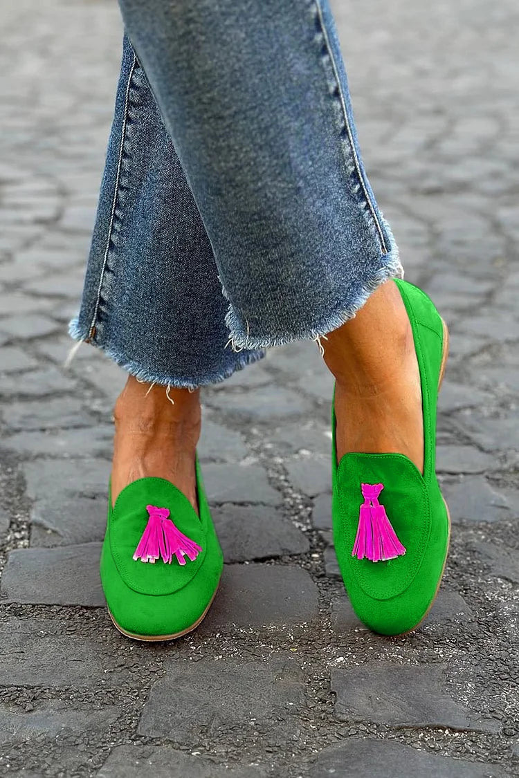 Iris™ | Mocassins Élégants avec Pampilles