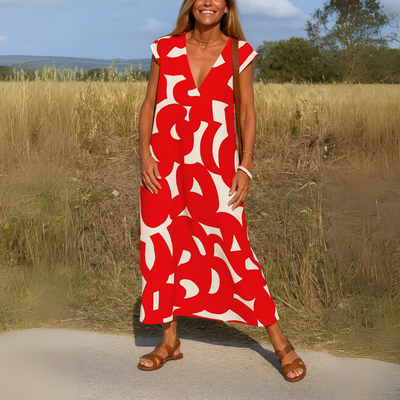 Valérie™ | Robe Décolletée Élégante