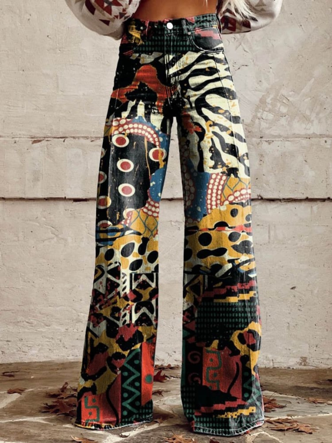 ÉLODIE™ | Pantalon Bohème Rétro Vintage