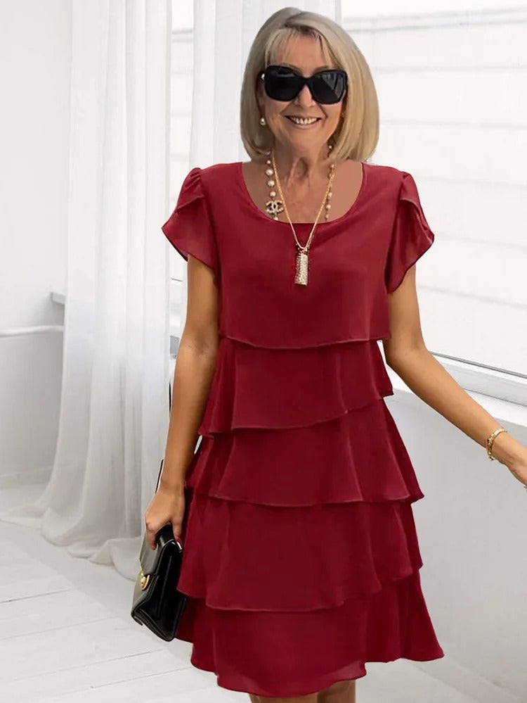 Josiane™ | Robe Élégante en Mousseline de Soie