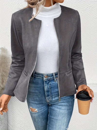 Isolde™ | Veste Slim Fit Zippée
