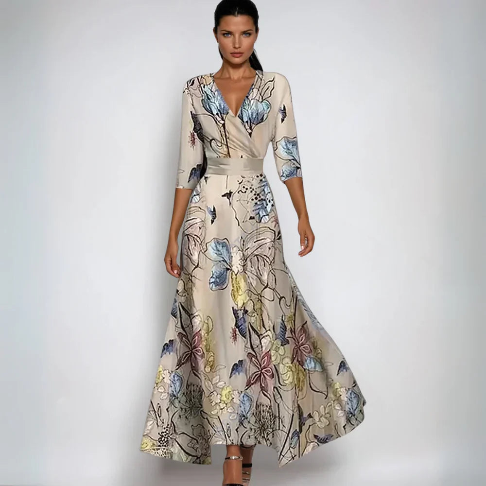 Gemma™ | Robe Fleurie de Luxe