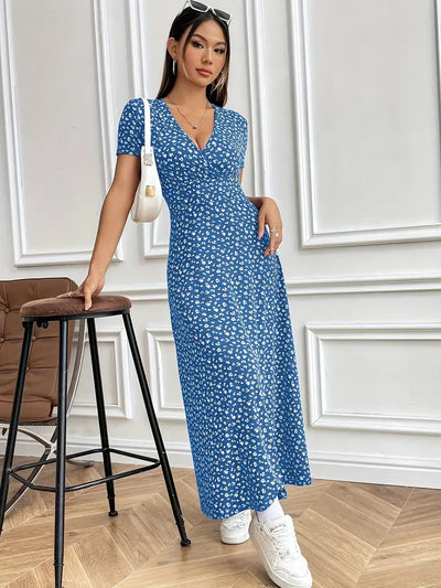 Nadine™ | Robe Fleurie Décolletée