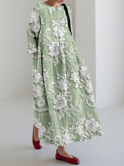 Anovia™ | Robe Longue Femme Imprimée Florale