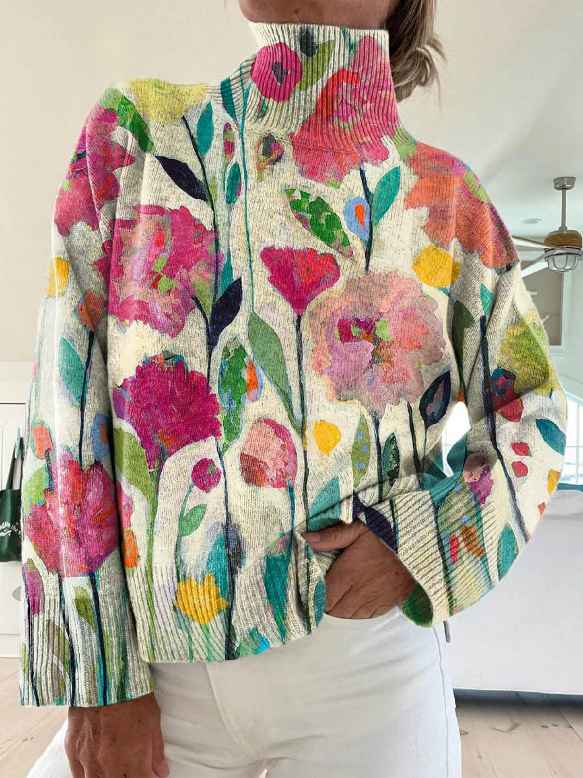 Floriane™ | Pull Col Roulé