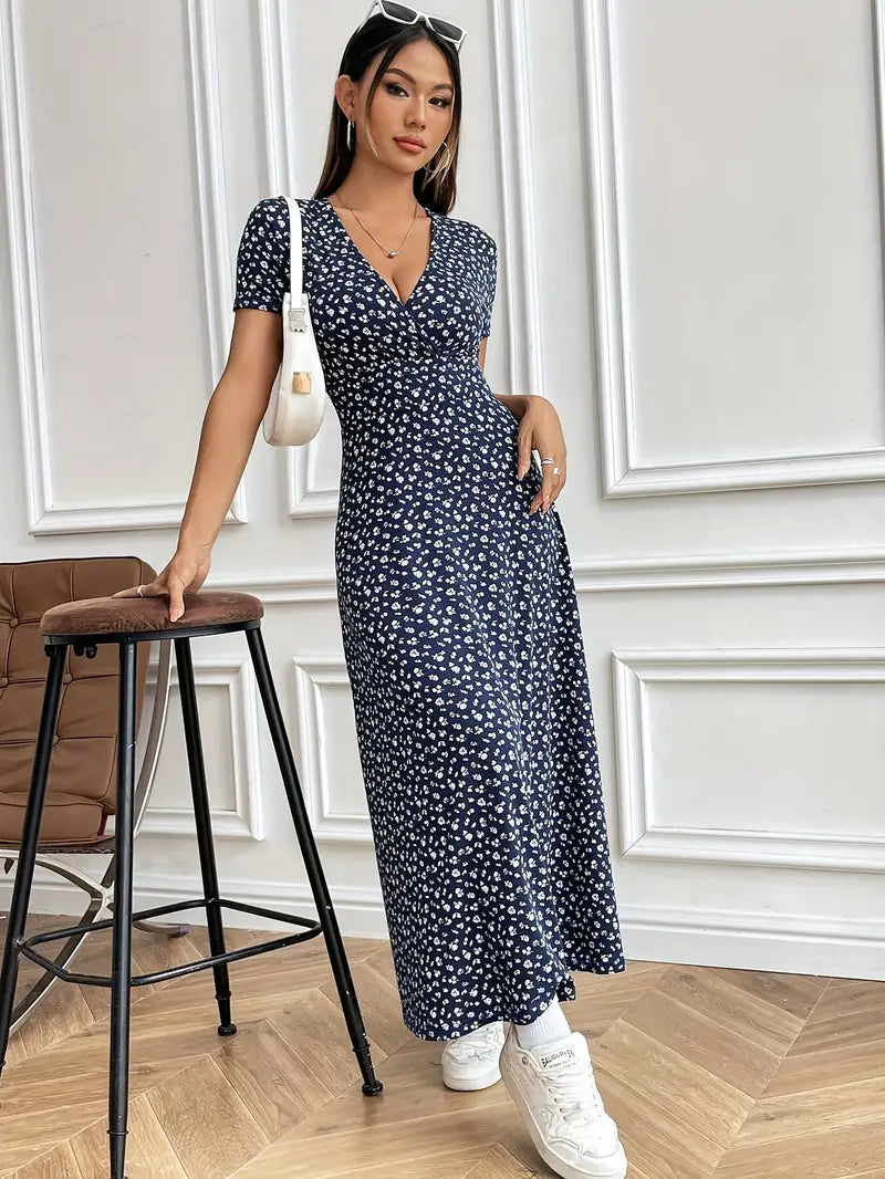 Nadine™ | Robe Fleurie Décolletée