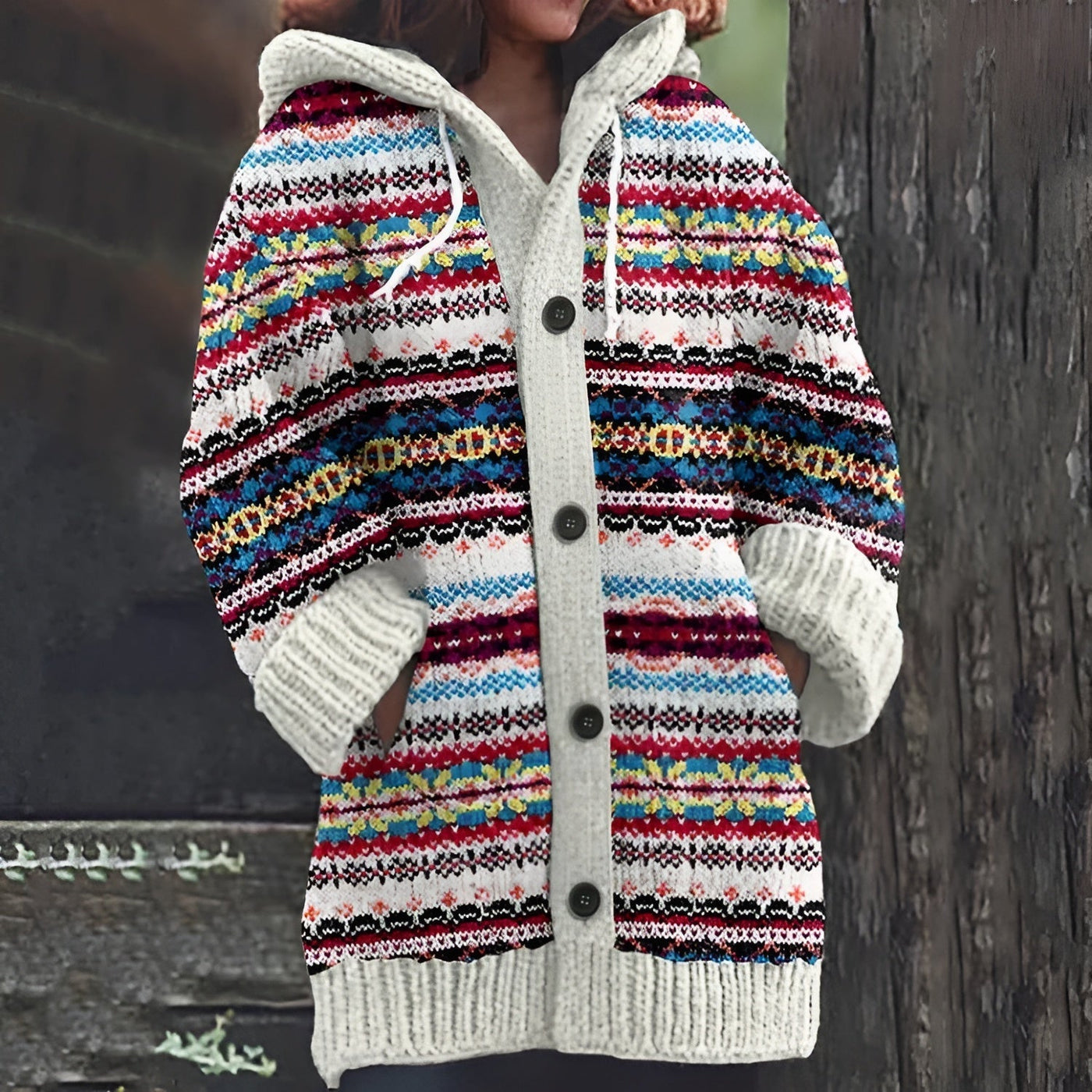 Émile™ | Cardigan en Laine Tricoté