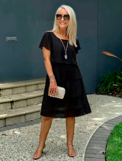 Josiane™ | Robe Élégante en Mousseline de Soie