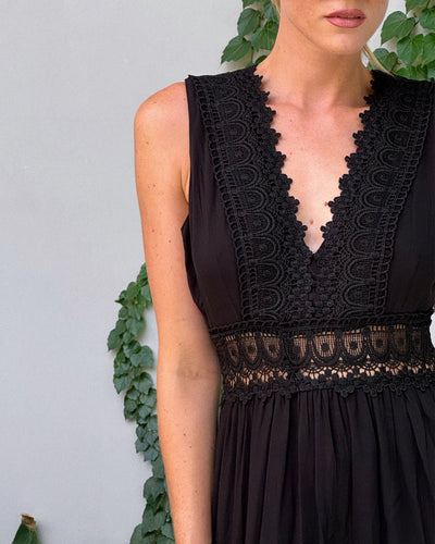 Alyssa™ | Robe Midi Dentelle