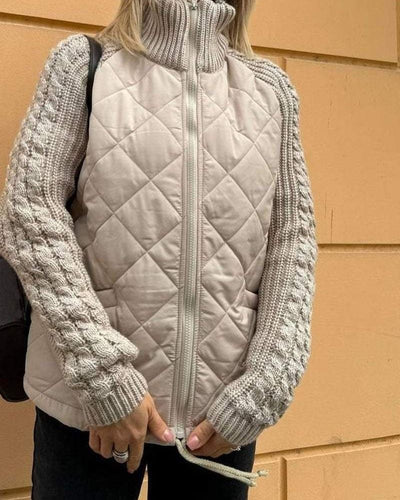 Victoria™ | Veste en Fausse Laine Tricotée