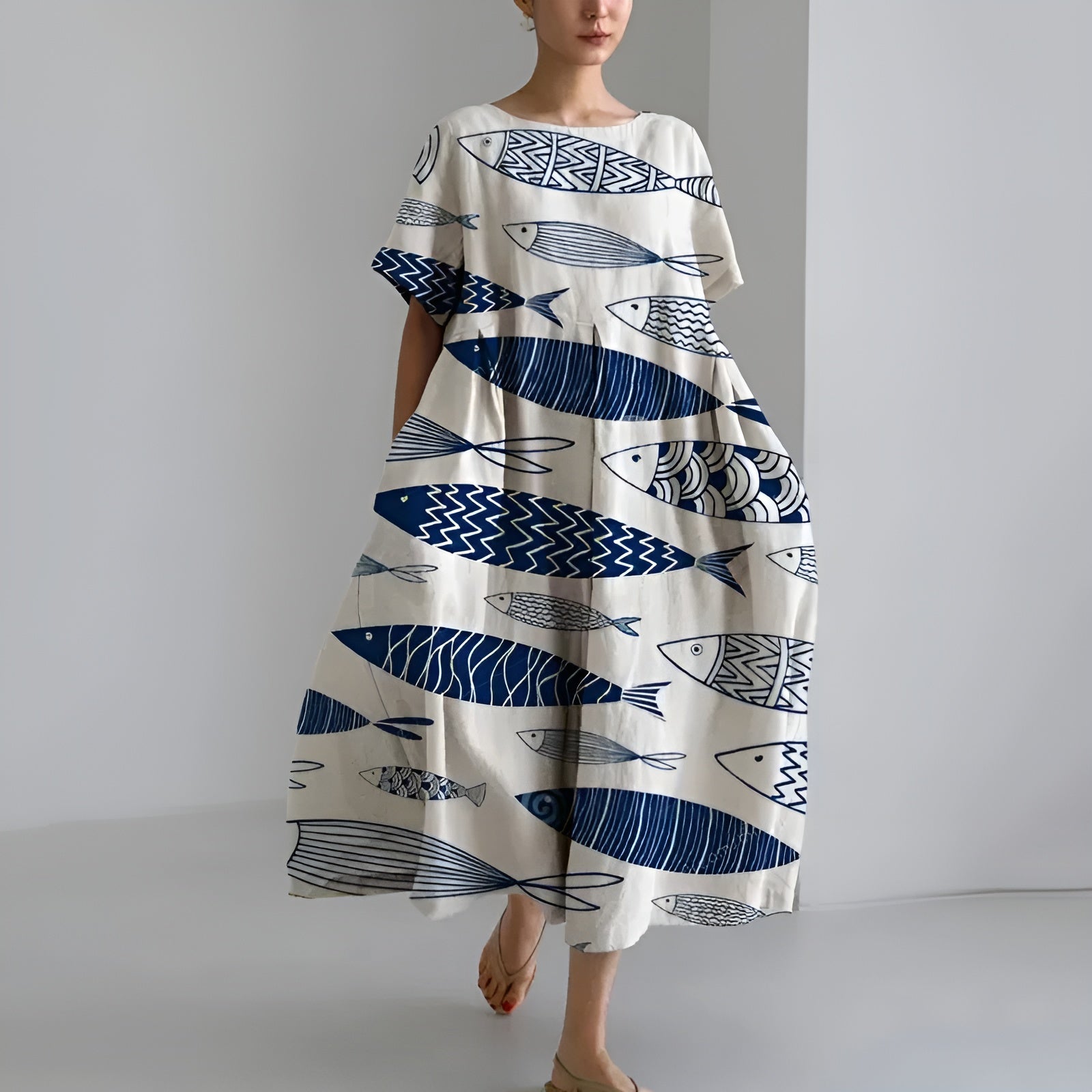 Blanc/Bleu / 4XL