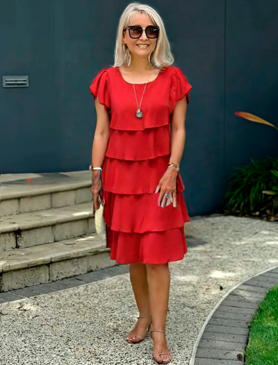 Josiane™ | Robe Élégante en Mousseline de Soie