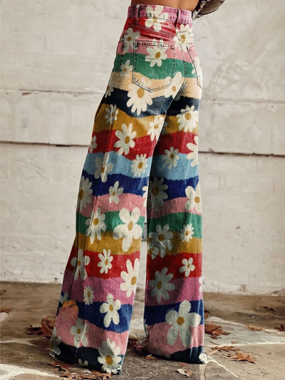 LÉONE™ | Pantalon Bohème Rétro Vintage