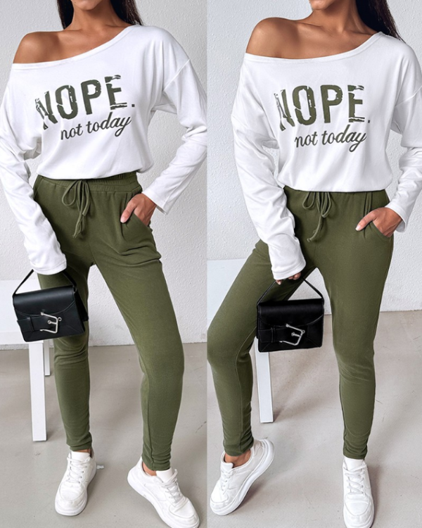 Moira™ | Ensemble 2 Pièces "Nope Not Today"