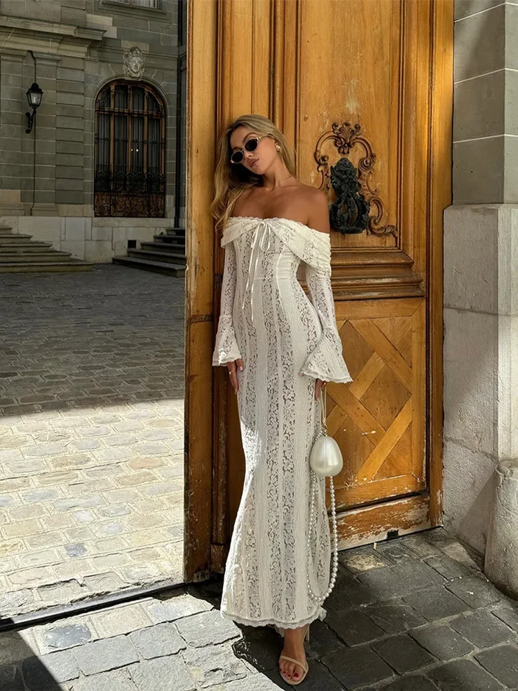 Georgetta™ | Robe Longue en Dentelle