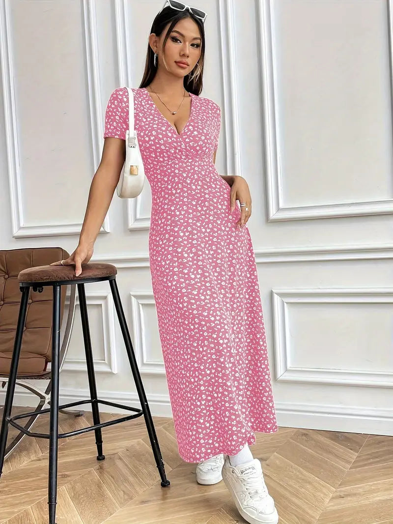 Nadine™ | Robe Fleurie Décolletée