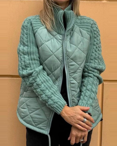 Victoria™ | Veste en Fausse Laine Tricotée