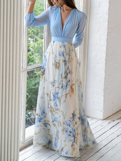 Elena™ | Robe Longue Fleurie
