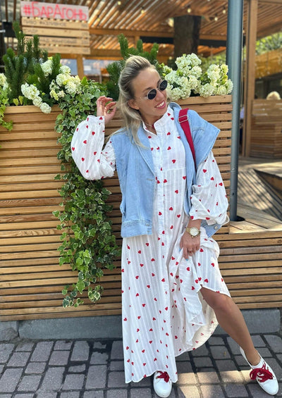 Julia™ | Robe Cœurs Texturée