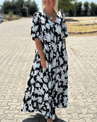 Gisèle™ | Robe Longue à Imprimé Floral