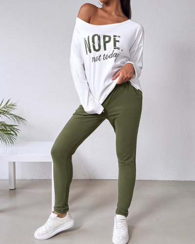 Moira™ | Ensemble 2 Pièces "Nope Not Today"