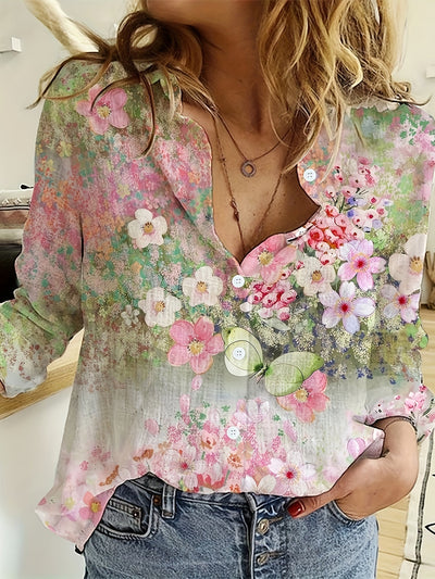 Leura™ | Blouse Bohème Fleurie