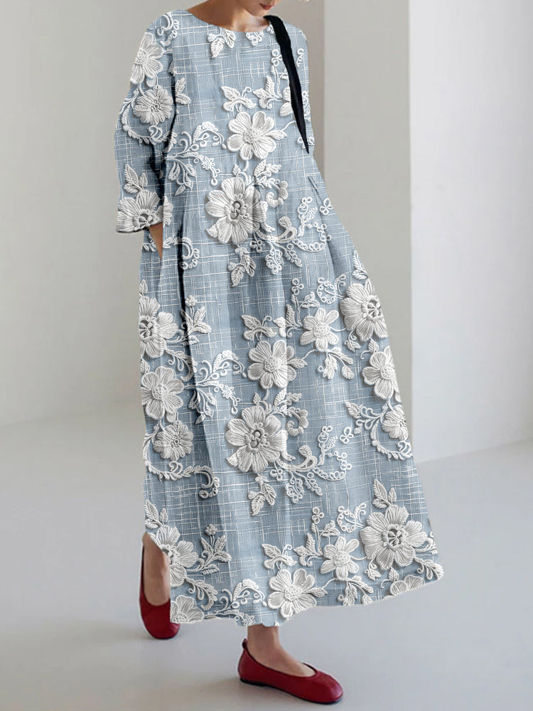 Anovia™ | Robe Longue Femme Imprimée Florale