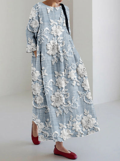 Anovia™ | Robe Longue Femme Imprimée Florale
