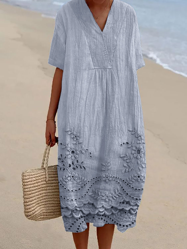 Evessa™ | Robe D'Été Longue Femme Imprimée Chic