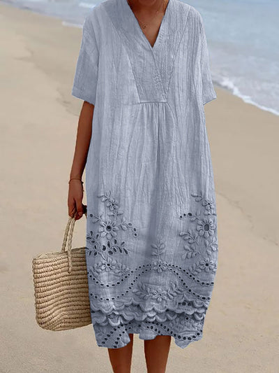 Evessa™ | Robe D'Été Longue Femme Imprimée Chic