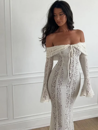 Georgetta™ | Robe Longue en Dentelle