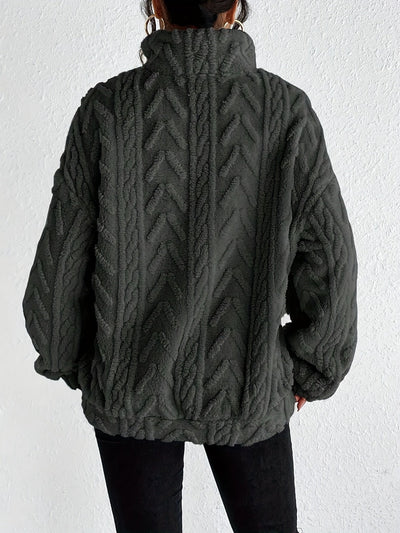 Millie™ | Pull Tricot Demi-Zip