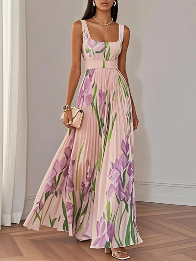 Liviane™ | Robe Plissée Maxi