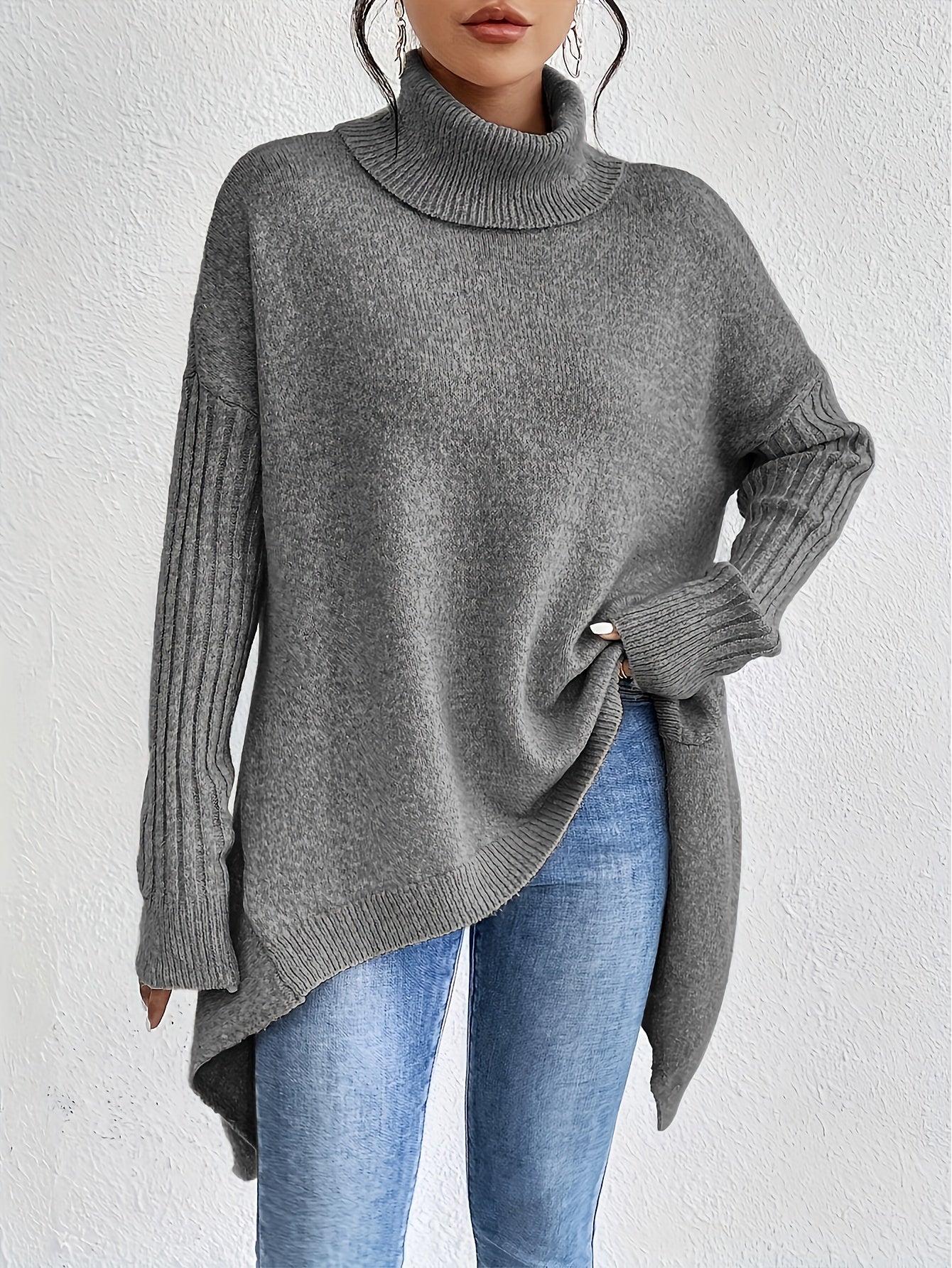 Audrey™ | Pull Col Haut