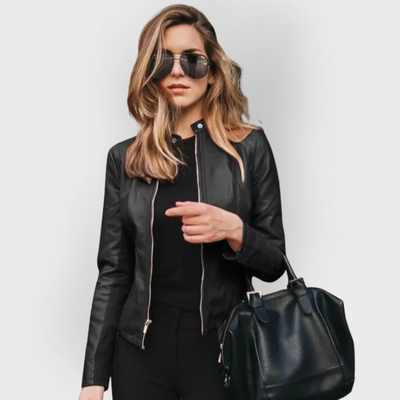 Élise™ | Veste en Simili Cuir