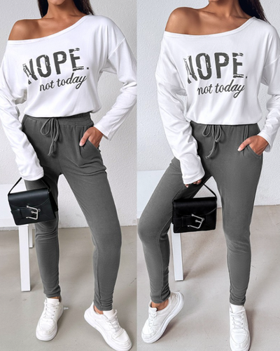 Moira™ | Ensemble 2 Pièces "Nope Not Today"