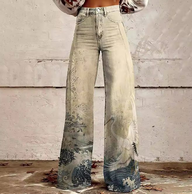 Ondata™ | Pantalon Bohème Rétro Vintage