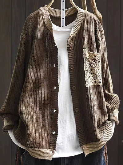 Marcelline™ | Manteau Maille Poches