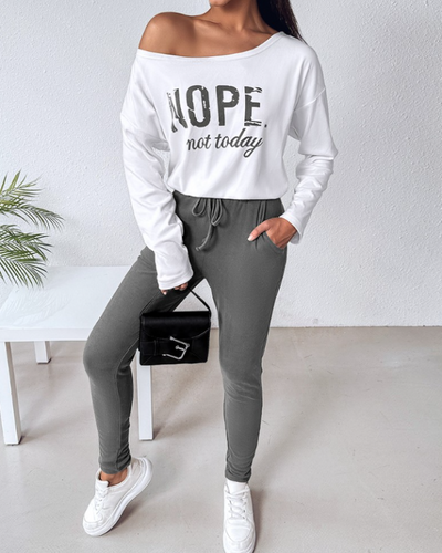 Moira™ | Ensemble 2 Pièces "Nope Not Today"