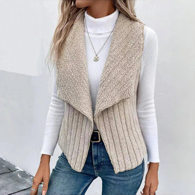 Ulrika™ | Gilet Tricoté avec Texture