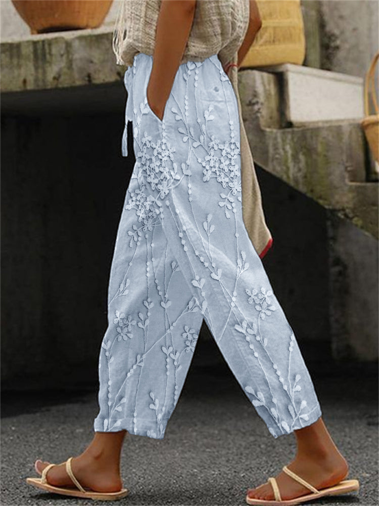 Aviora™ | Pantalon Imprimé Vigne