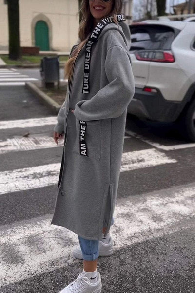Roxane™ | Sweat Long à Capuche
