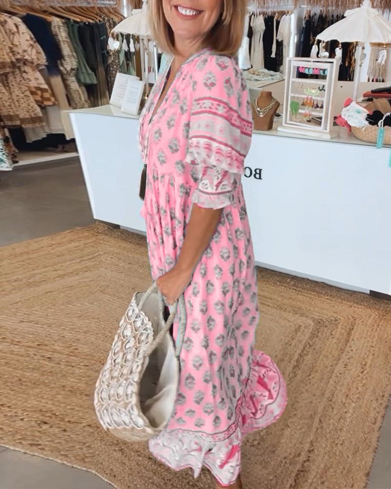 Hiley™ | Robe Décontractée à Imprimé