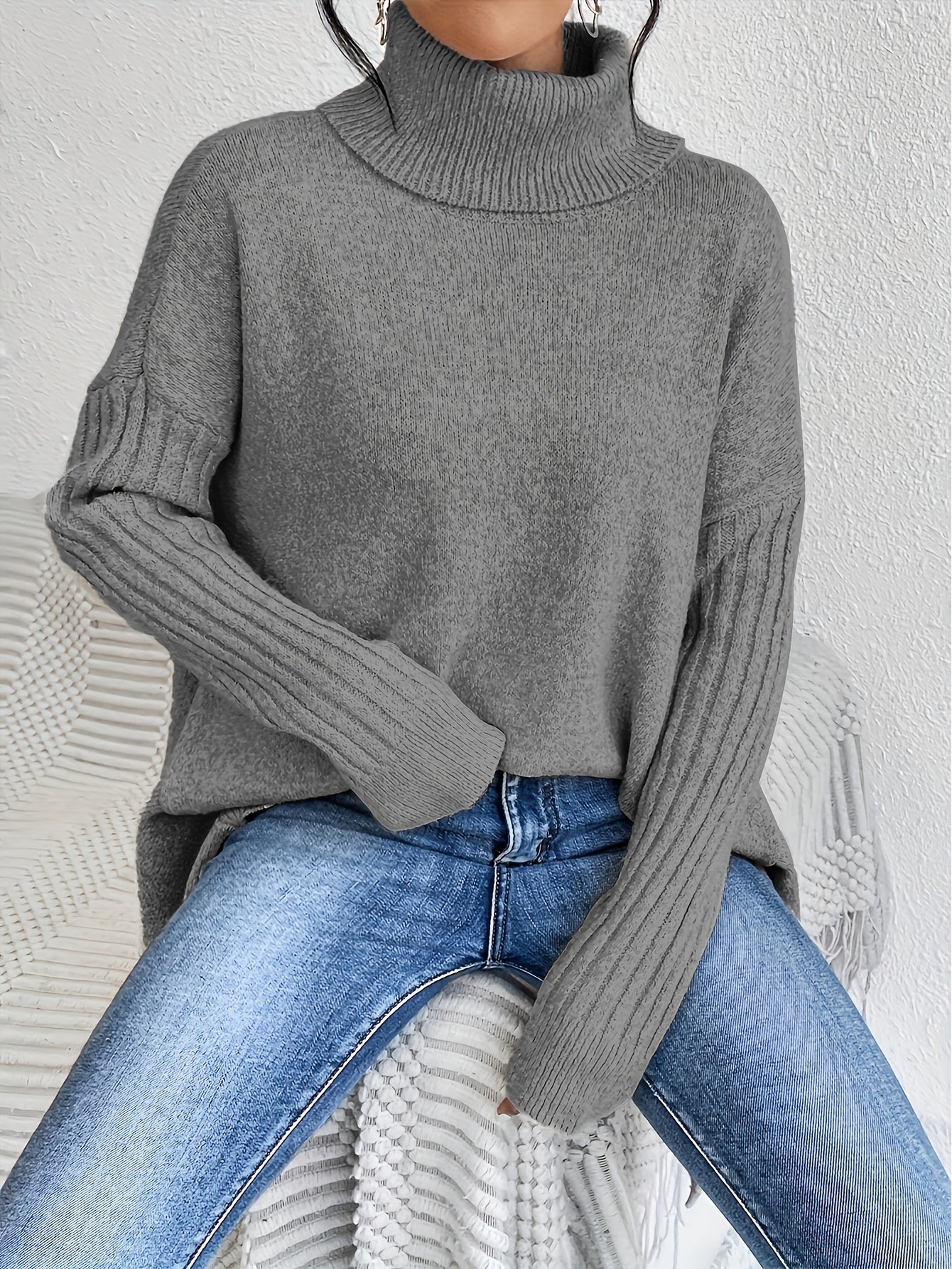 Audrey™ | Pull Col Haut