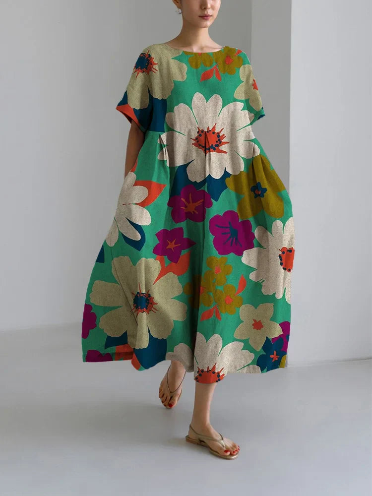 Fleurs Vert / 3XL