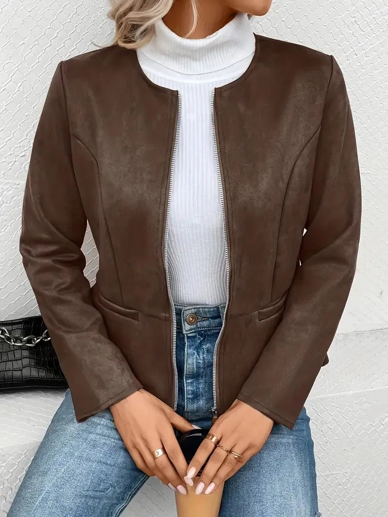 Isolde™ | Veste Slim Fit Zippée