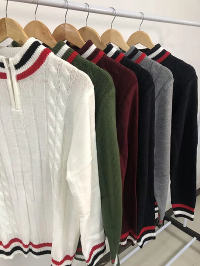 Julien™ | Pull en Maille à Col Montant