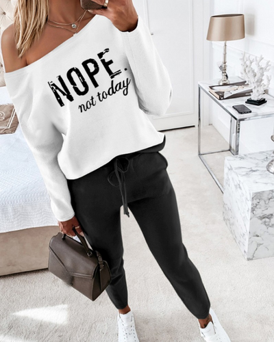Moira™ | Ensemble 2 Pièces "Nope Not Today"